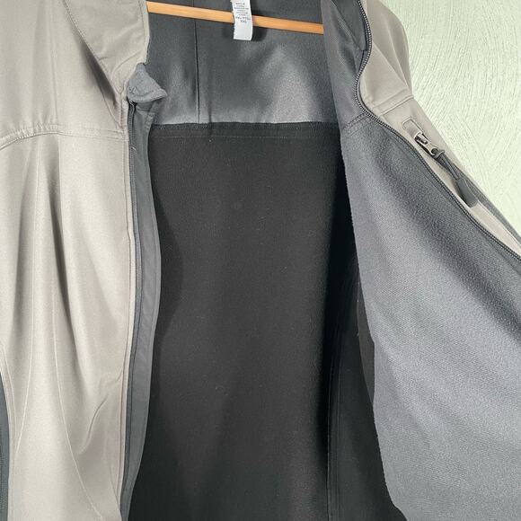 IZOD Performx Men's Jacket XXLGray Stretch Full Zip Golf Activewear - Picture 10 of 14